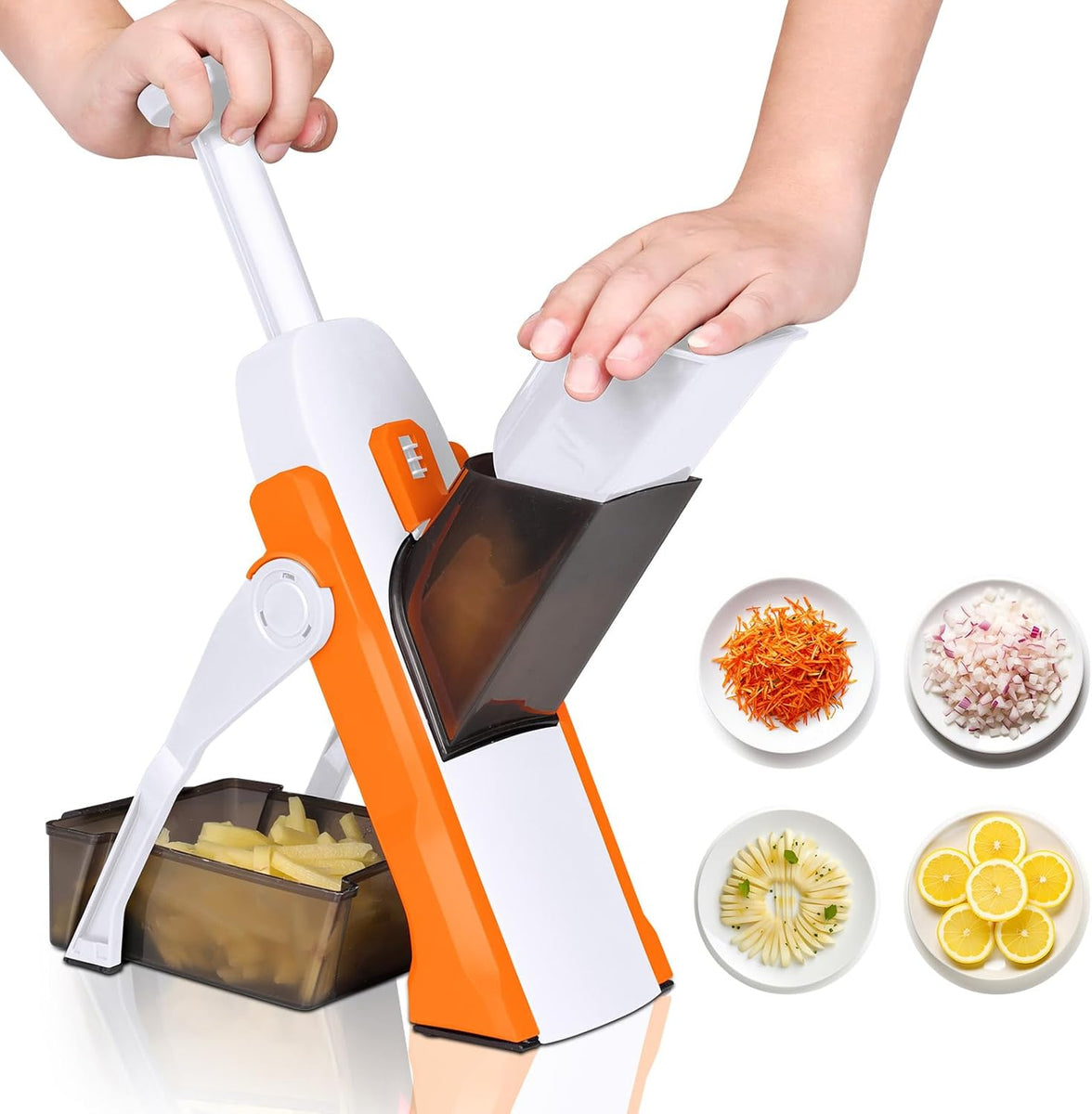 Multifunctional VegetableSlicer – 5-in-1 Manual Vegetable Cutter