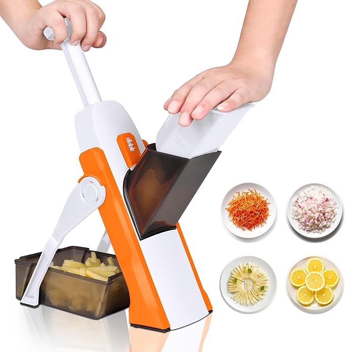 Multifunctional VegetableSlicer – 5-in-1 Manual Vegetable Cutter