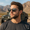 Adjustable ND Filter Sunglasses | Stepless 1-9 Level Tint Control | Polarized Adaptive Eyewear for Outdoor & Sports