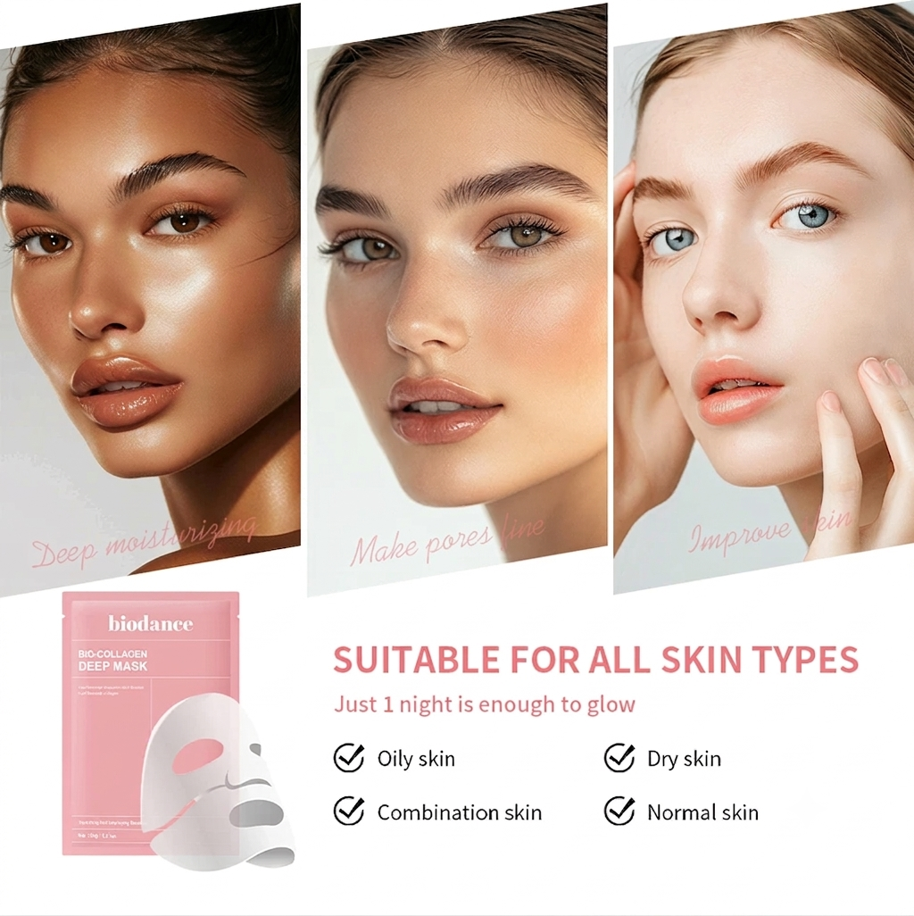 Biodance Bio-Collagen Real Deep Mask – Overnight Glass Skin Hydrogel Mask
