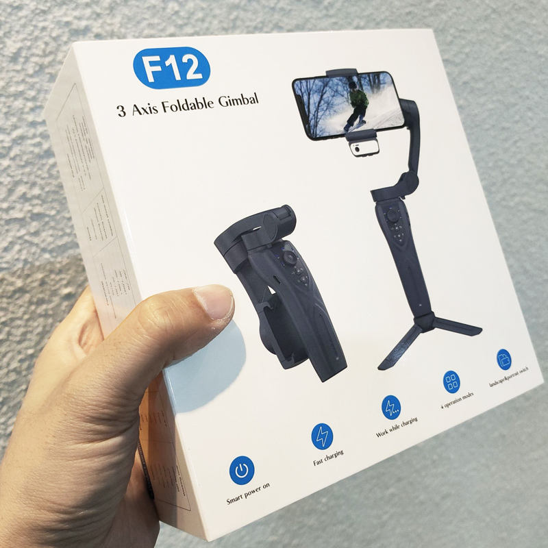 F12 Creator Kit – 3-Axis Gimbal, Wireless Mic & Tripod