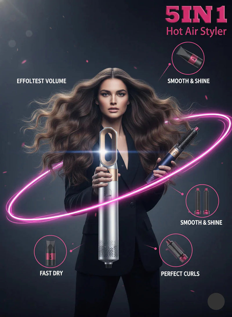 Hot Air Brush (5-in-1)