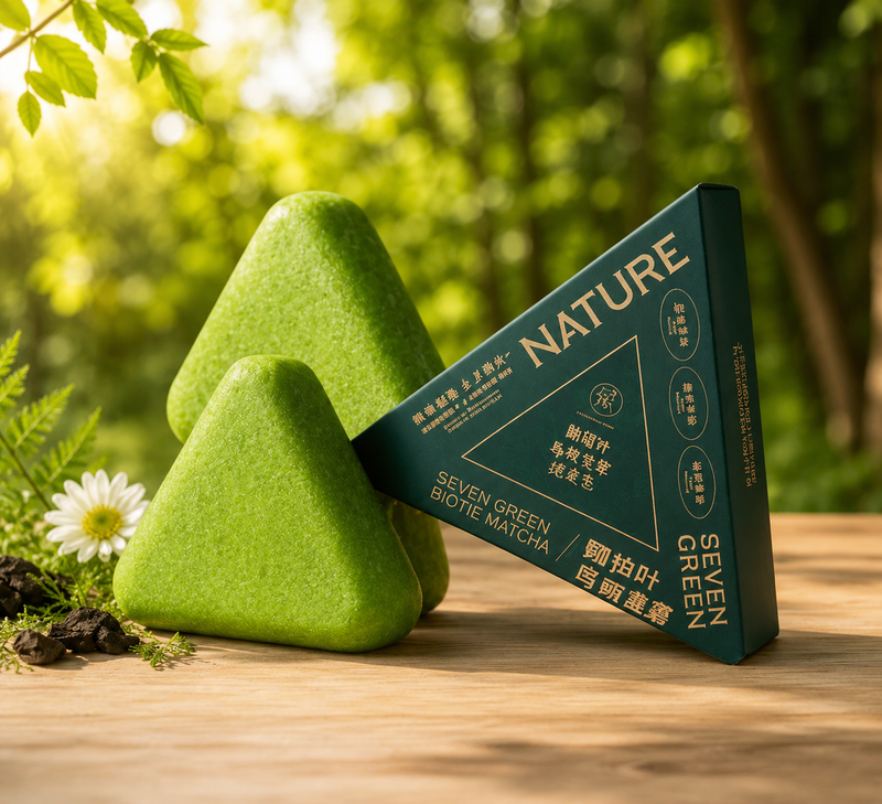 Nature Herbal Triangle Green Soap