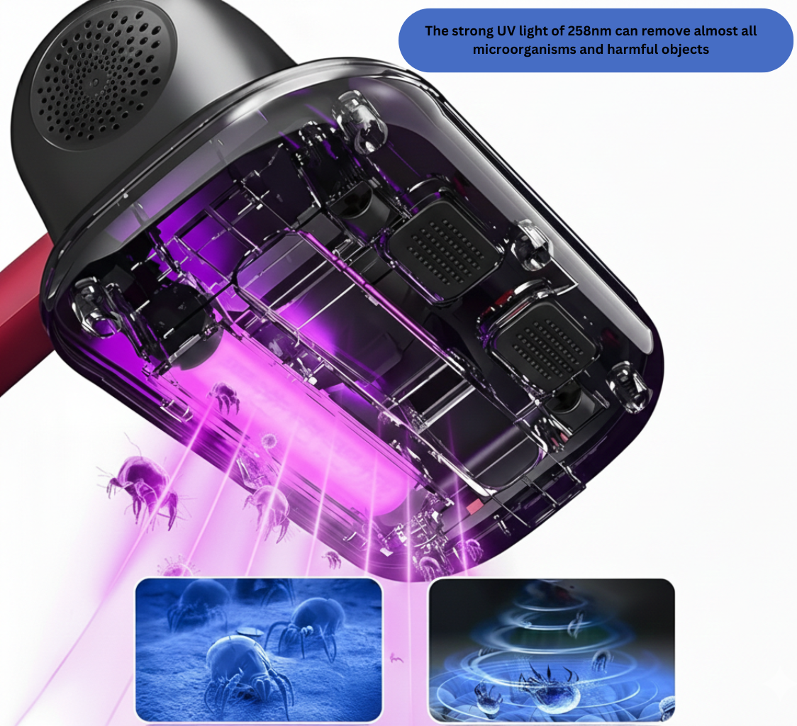 Invisible Dust Killer – Smart Heavy-Duty Dust Mite Remover for Beds, Sofas & Carpets