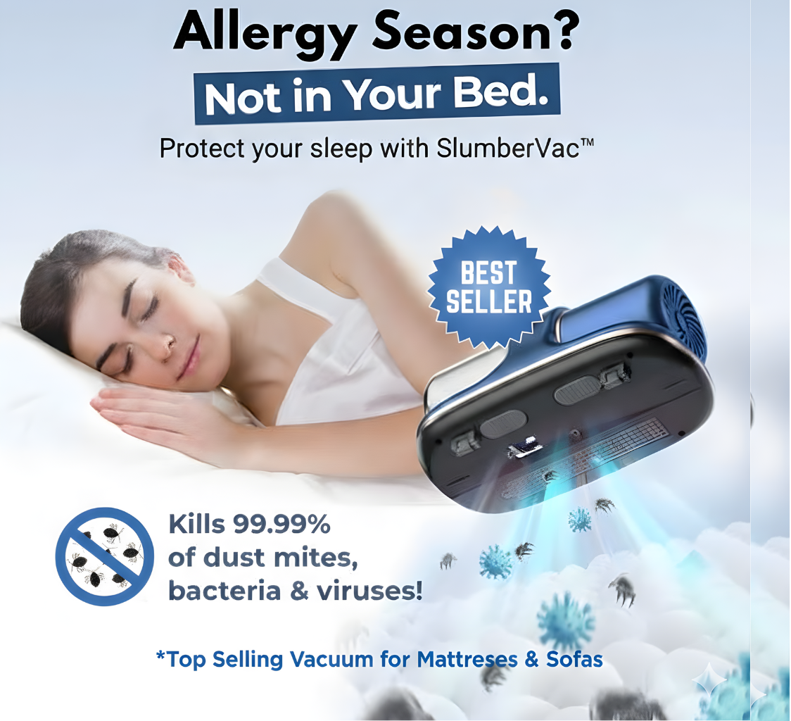 Invisible Dust Killer – Smart Heavy-Duty Dust Mite Remover for Beds, Sofas & Carpets