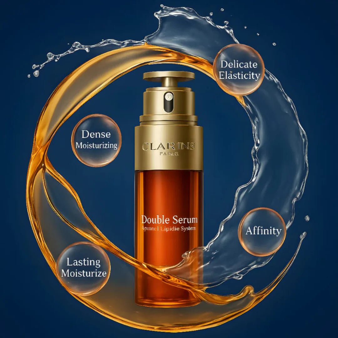Unlock Youthful Skin Now – Clarins Paris 100 mg Double Serum©