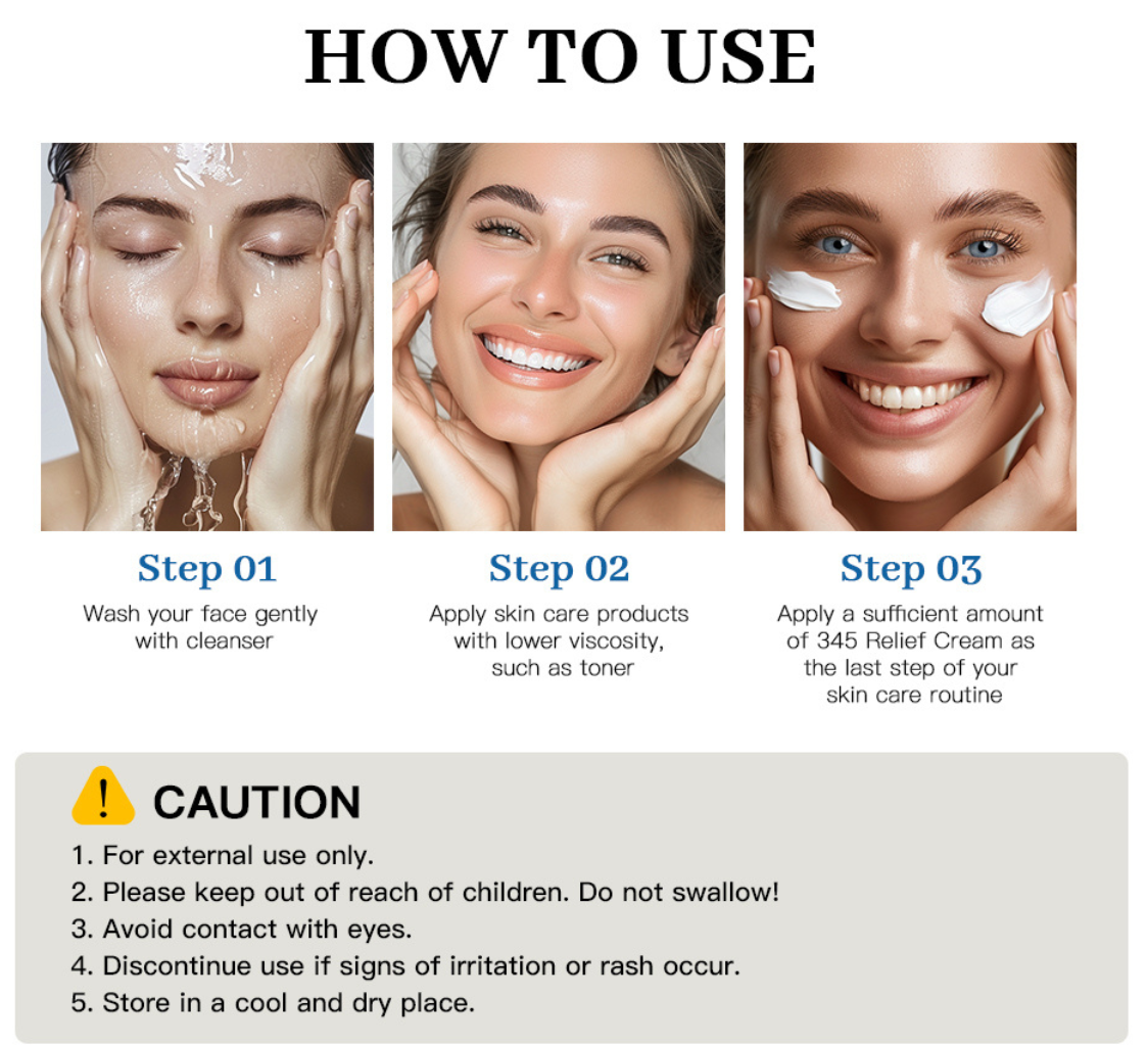 DR. ALTHEA 345 Relief Cream – Daily Face Moisturizer | Blemish Relief Care | Soothing Recovery & Moisture | Korean Vegan Skin Care for All Skin Types | 50ml