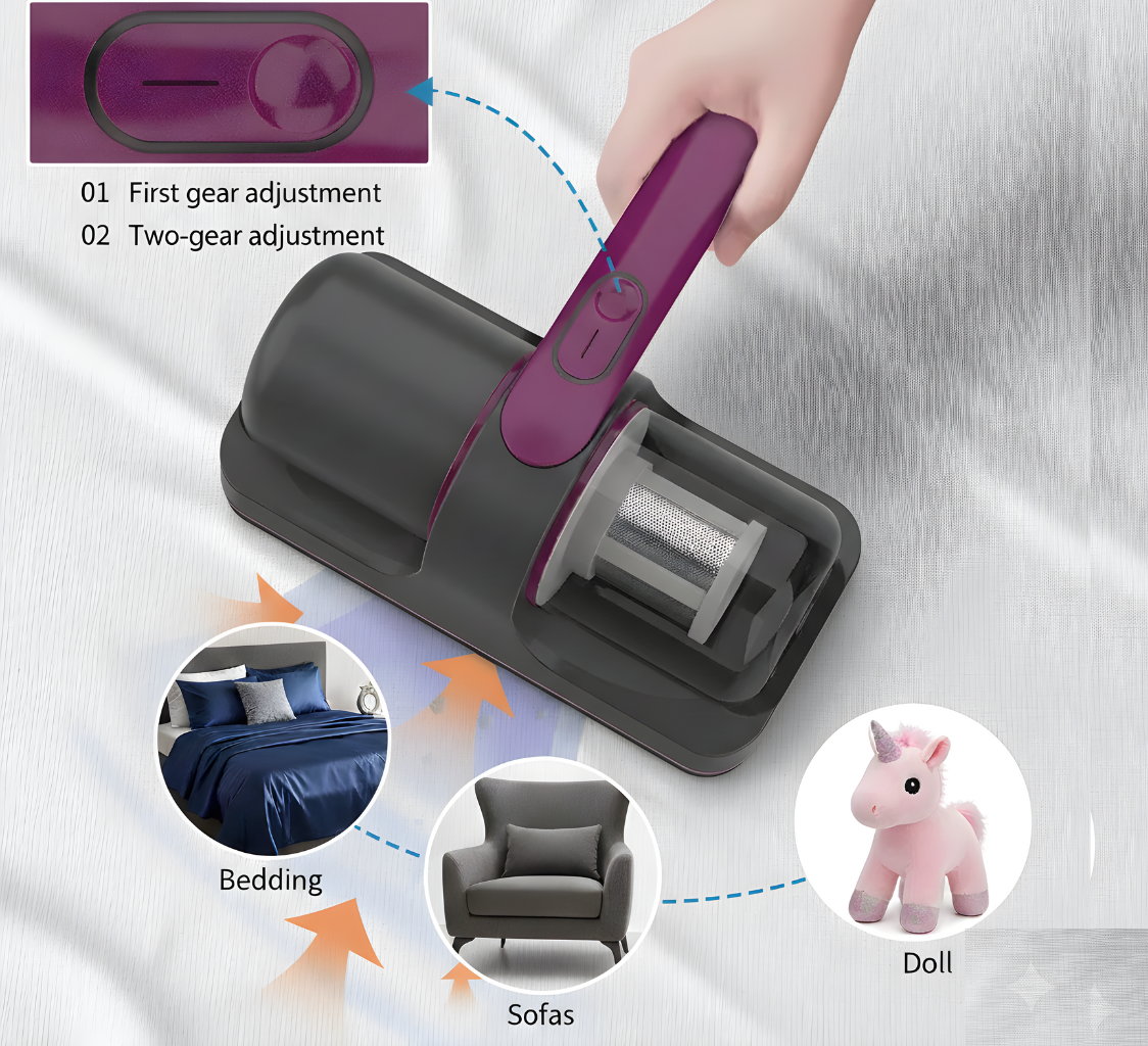 Invisible Dust Killer – Smart Heavy-Duty Dust Mite Remover for Beds, Sofas & Carpets