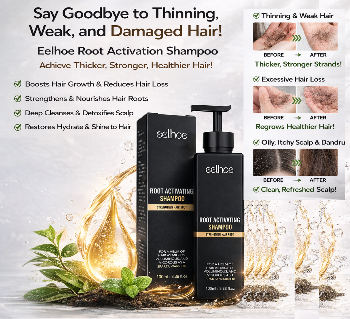 Hair Fall? Thinning? – Secret Root Activating Shampoo 100ml for Men & Women | Strong, Thick Hair!