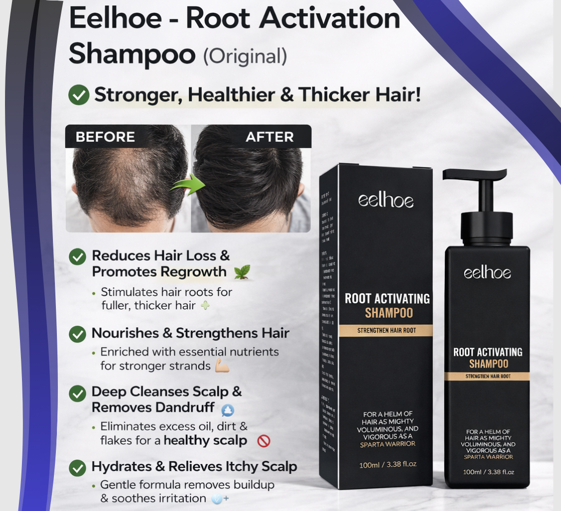 Hair Fall? Thinning? – Secret Root Activating Shampoo 100ml for Men & Women | Strong, Thick Hair!