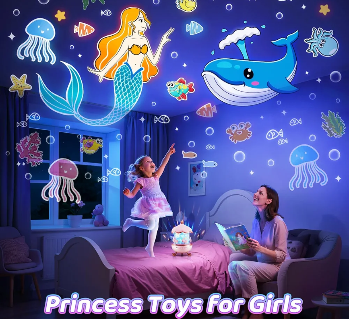 Dreamy Star Projector Music Box Perfect Gift for Kids