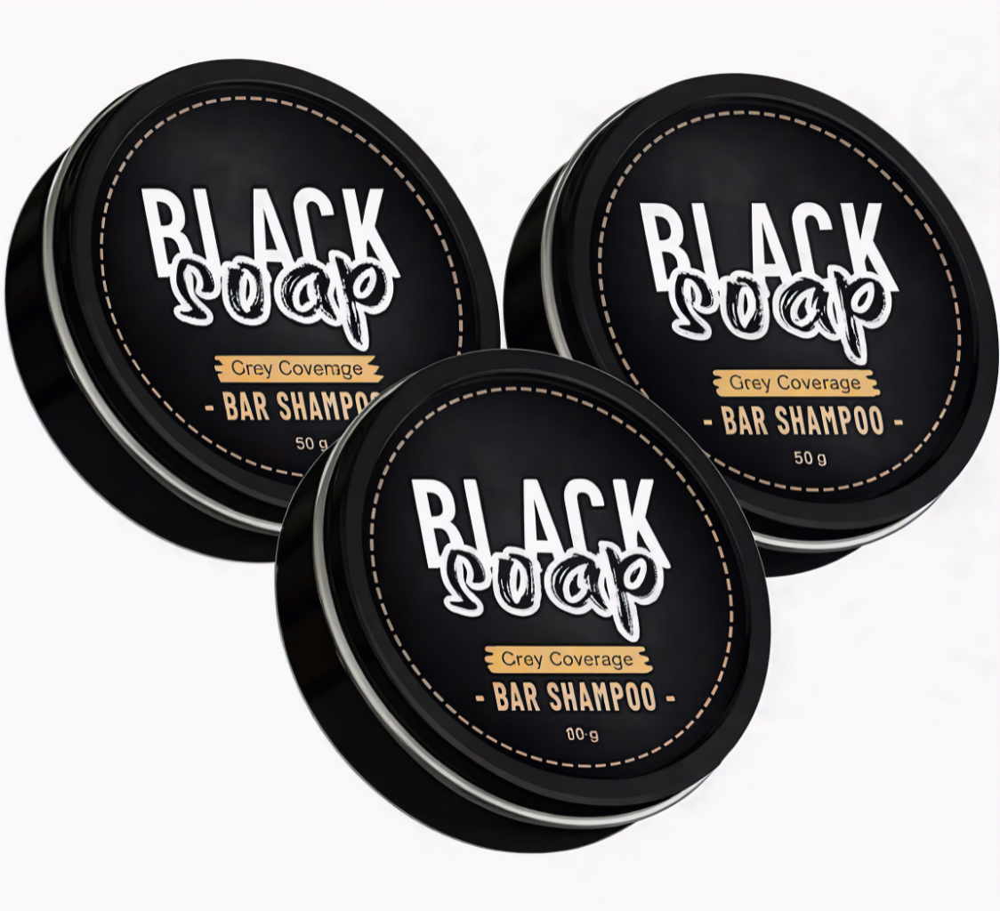 Black Hair Shampoo Soap – Hair Growth & Natural Black Color