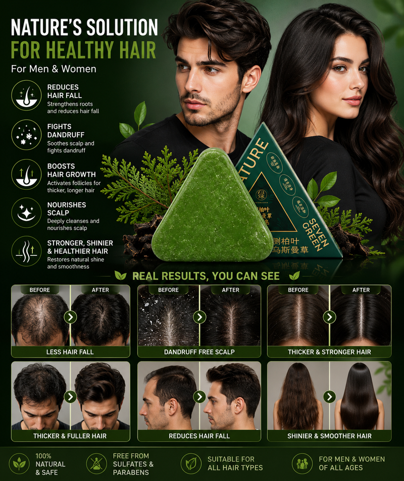 Nature Herbal Triangle Green Soap