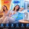 3-in-1 Mini Air Conditioner Fan – Cooling, Humidifier & LED Night Light