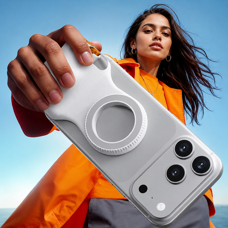 Magnetic Camera Phone Grip with Wireless Remote | K02