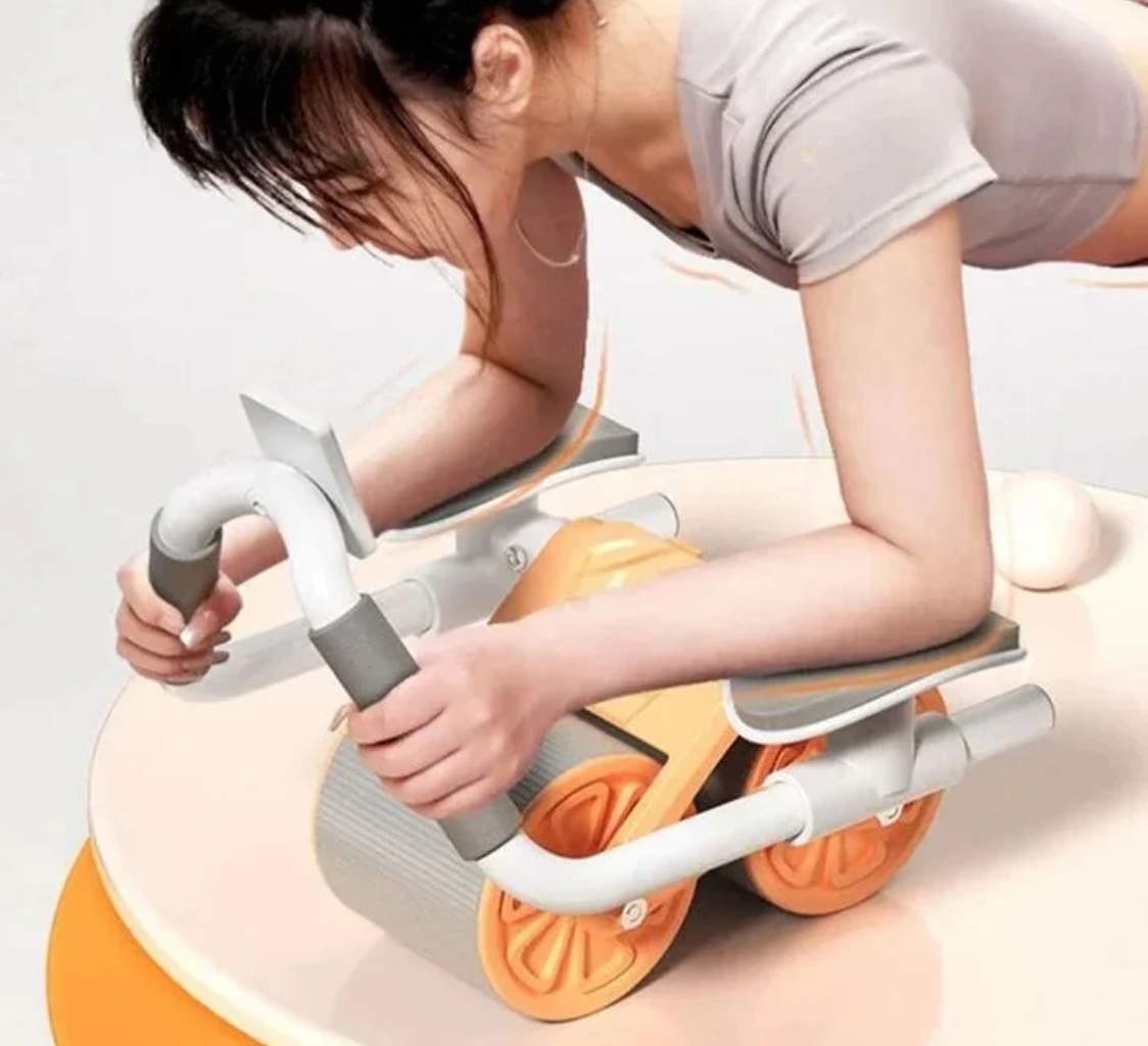 Burn Belly Fat at Home – Automatic Rebound Ab Wheel