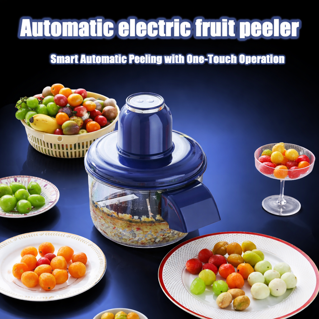 Peels Garlic, Potatoes, Grapes, and More—Fast, Even, Rechargeable, and Easy to Clean.